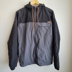 Voyager Men's Light Weight Windbreaker Water Resistant Hooded Rain Jacket size M